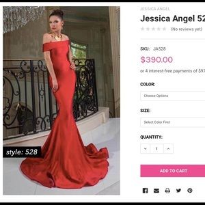 Jessica Angel red dress